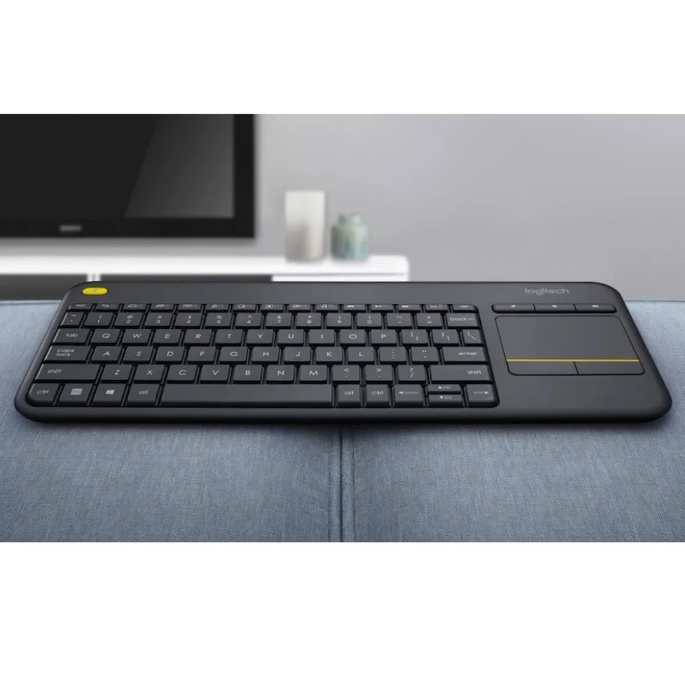 Logitech K400 Plus TKL Gunpowder Black Wireless Keyboard for PC/TV/Laptop/Tablet